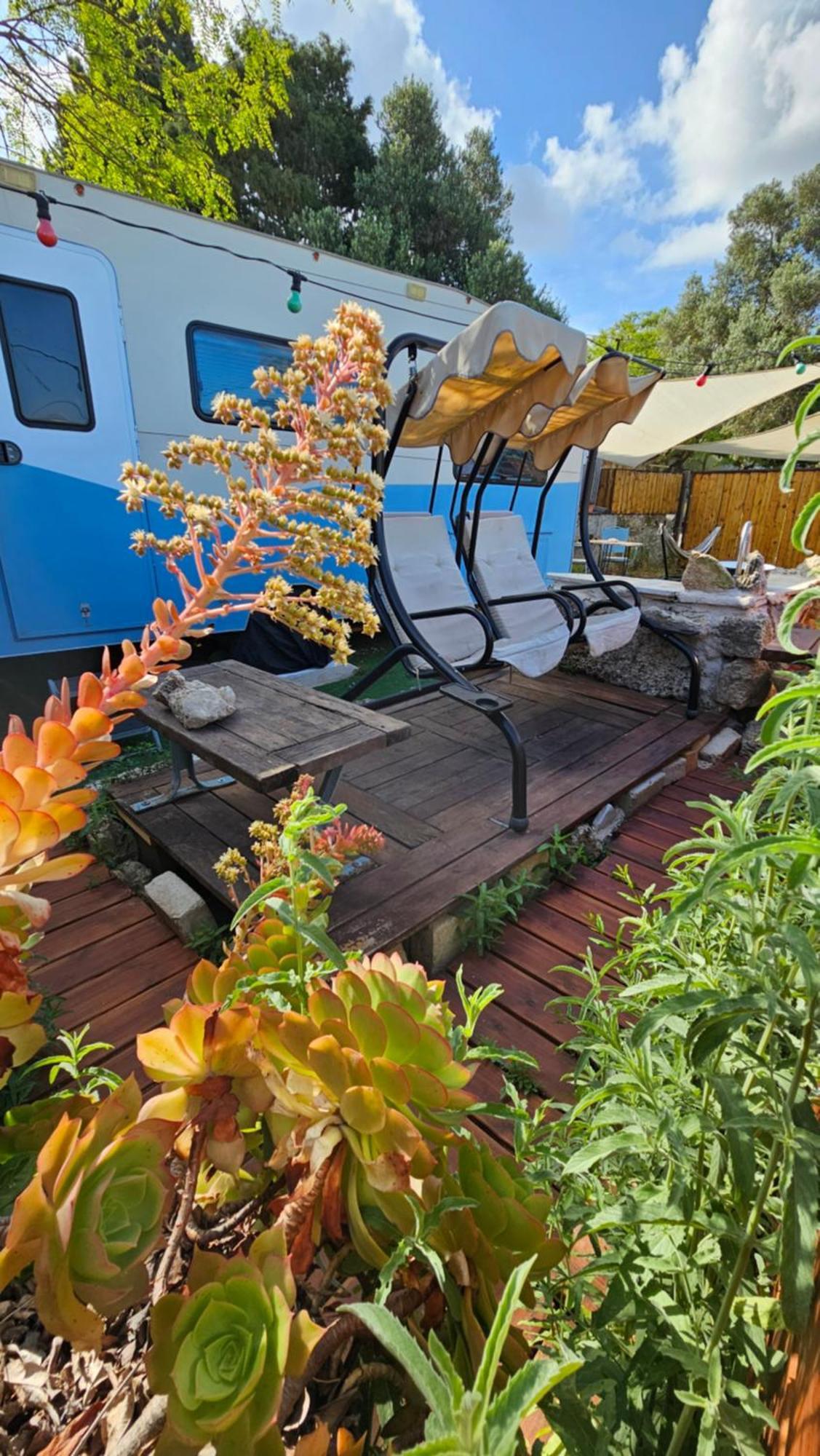 Cozy Seaview Glamping Caravan HaBonim Екстериор снимка