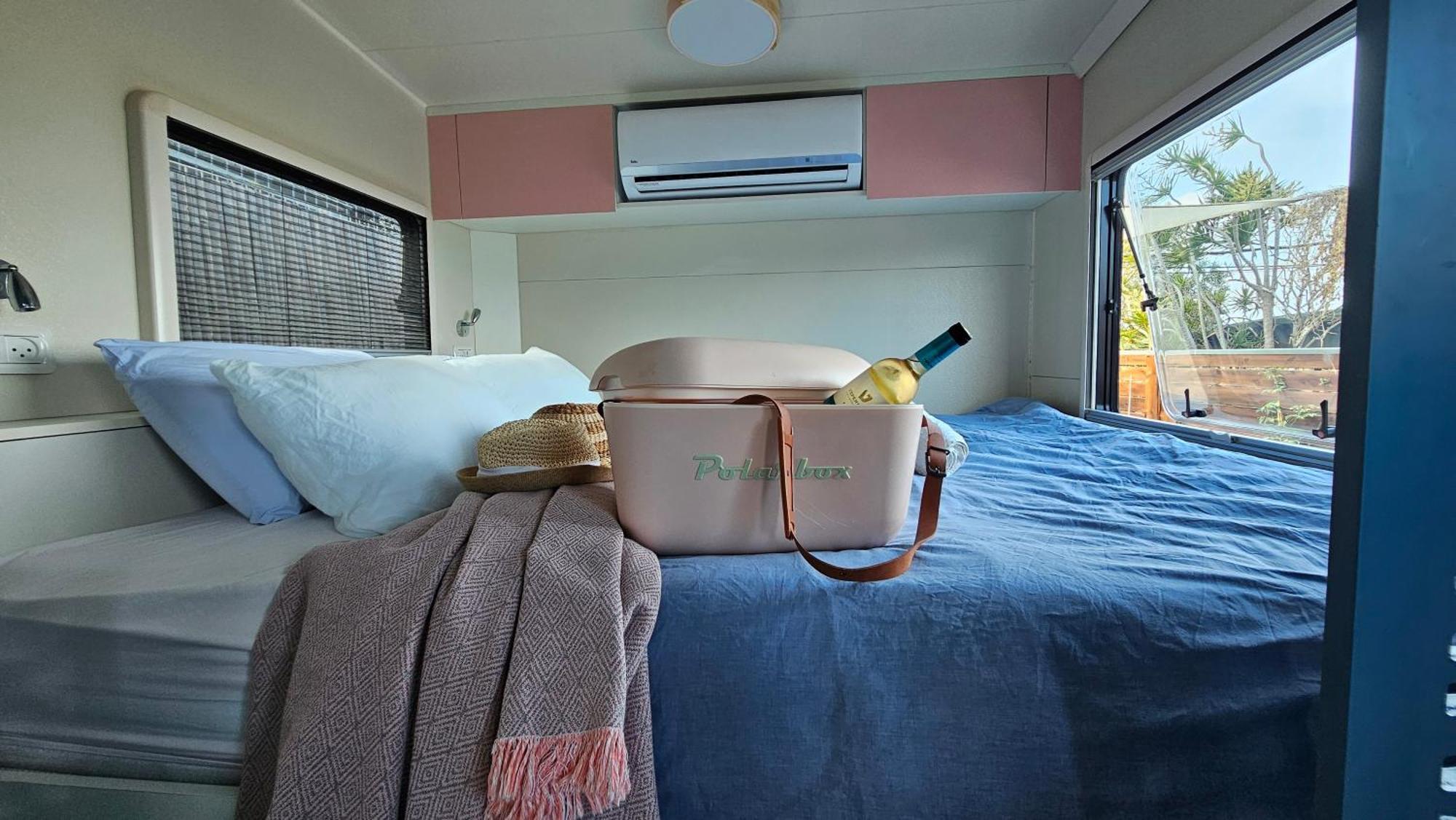 Cozy Seaview Glamping Caravan HaBonim Екстериор снимка